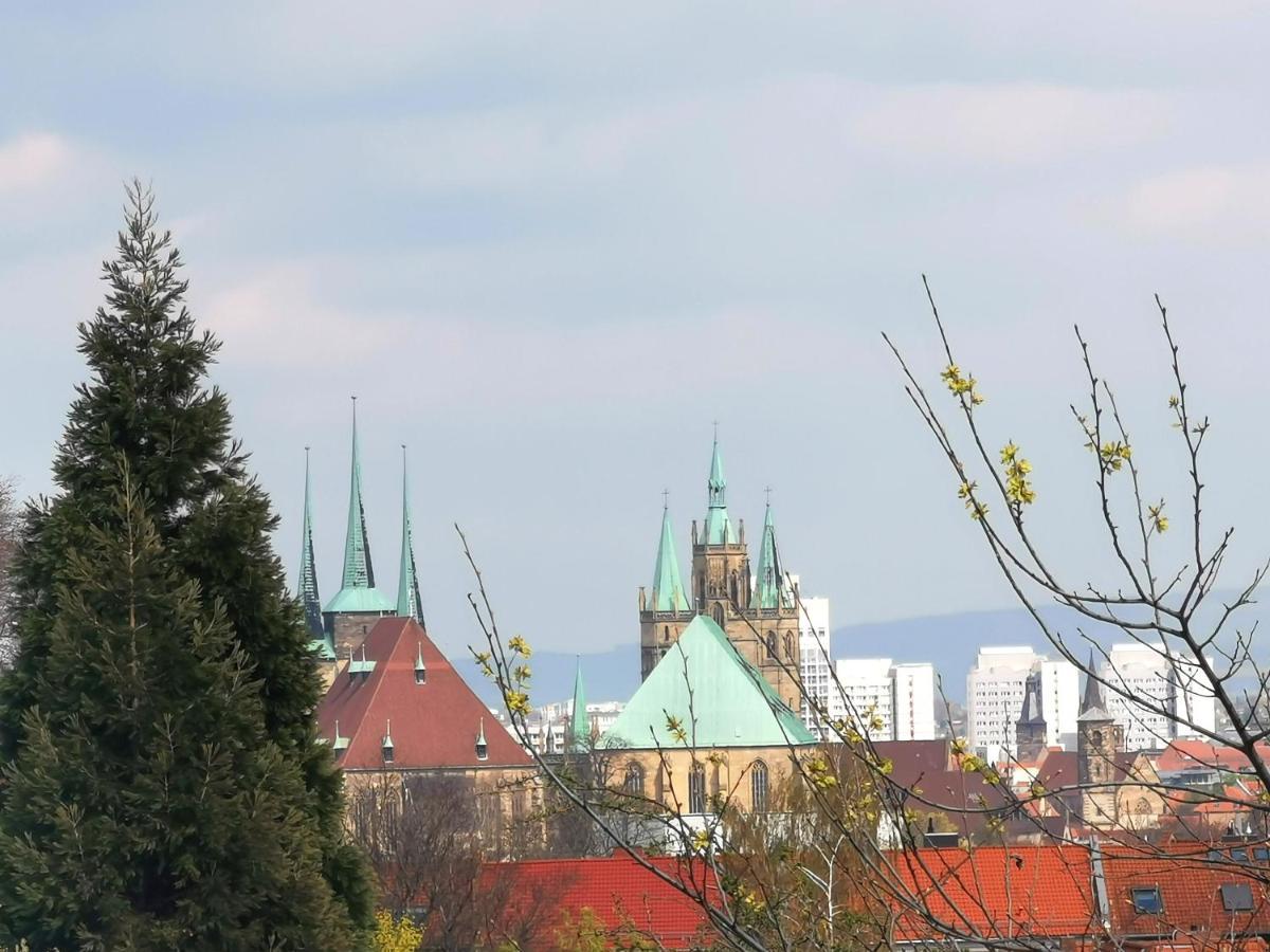 Bohnapartments Ega Stadtblick - Garten - Wlan - Naehe Theater Ega Und Messe Erfurt Exterior photo